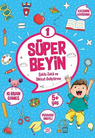 SÜPER BEYİN 1 5+YAŞ ÇOKLU ZEKA VE DİKKAT GELİŞTİRM