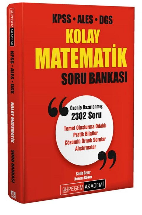 KPSS ALES DGS KOLAY MATEMATİK SORU