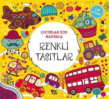 ÇOCUKLAR İÇİN MANDALA RENKLİ TAŞITLAR ÇEK KOPAR
