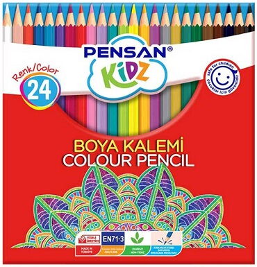 PENSAN KURU BOYA 24 LÜ