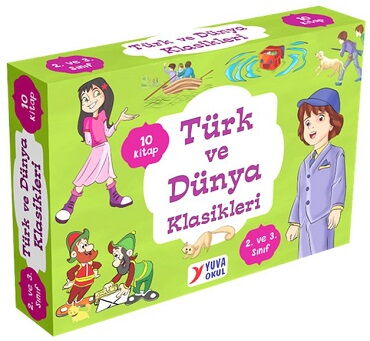 TÜRK VE DÜNYA KLASİKLERİ 2. VE 3. SINIF 10 KİTAP 