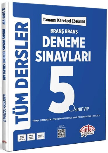 5.SINIF TÜM DERSLER BRANŞ BRANŞ DENEME