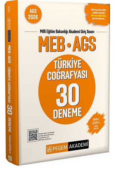 KPSS AGS TÜRKİYE COĞRAFYASI 30 DENEME ÇÖZÜMLÜ