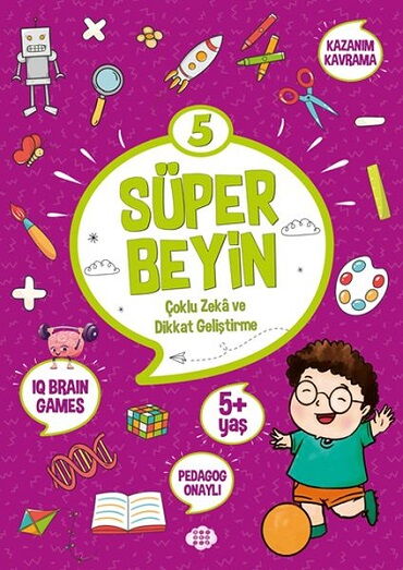 SÜPER BEYİN 5 5+YAŞ ÇOKLU ZEKA VE DİKKAT GELİŞTİRM