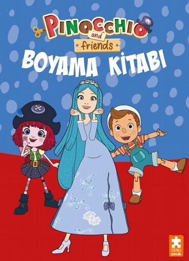 PİNOCCHİO AND FRİENDS BOYAMA KİTABI PİNOKYO 2