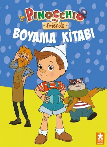 PİNOCCHİO AND FRİENDS BOYAMA KİTABI PİNOKYO 3