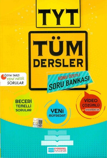 TYT 1.OTURUM TÜM DERSLER KONU ÖZETLİ ÇÖZ. SORU B.