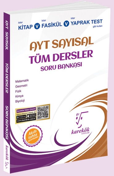 YKS AYT TÜM DERSLER SAYISAL SORU BANKASI 