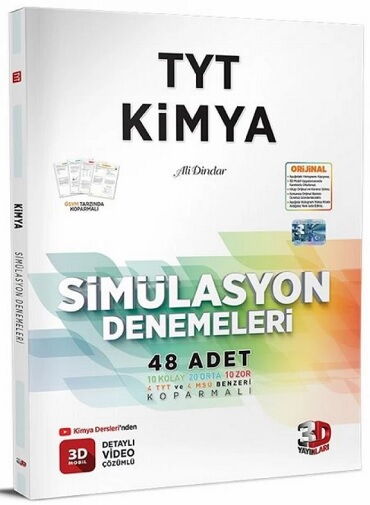 YKS TYT KİMYA SİMÜLASYON DENEMELERİ 