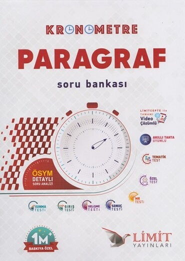 YKS TYT KRONOMETRE PARAGRAF SORU BANKASI 