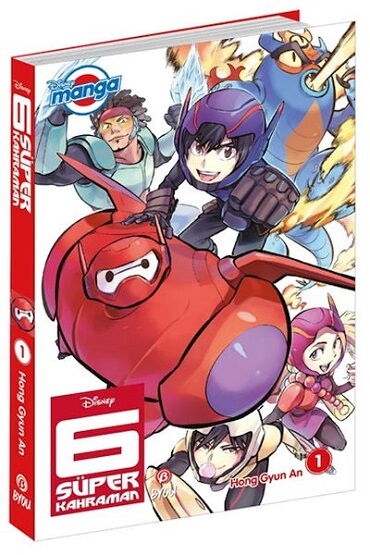 DİSNEY MANGA 6 SÜPER KAHRAMAN 1