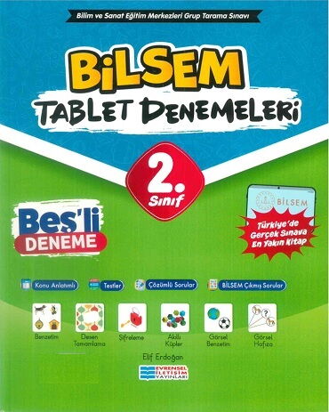 2.SINIF BİLSEM TABLET 5 Lİ DENEME 