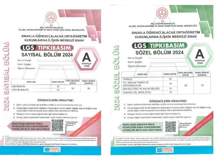 2024 LGS SAYISAL SÖZEL ÇIKMIŞ SORULAR TAKIM