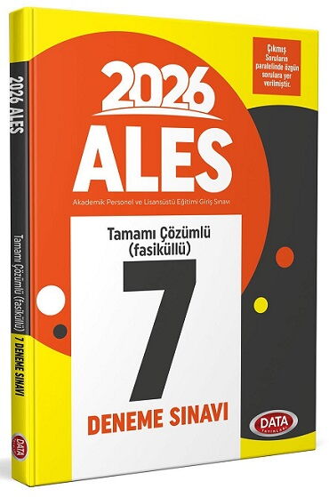 ALES 7 DENEME ÇÖZÜMLÜ