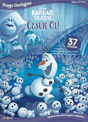 DISNEY EĞİTSEL DUYGU GÜNLÜĞÜM KARLAR ÜLKESİ CESUR 