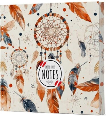 TÜY 5 ÇİZGİSİZ DEFTER YAN BASKILI