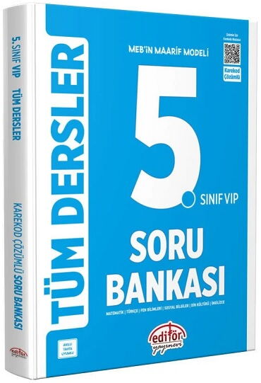 5.SINIF TÜM DERSLER SORU MAARİF MAVİ