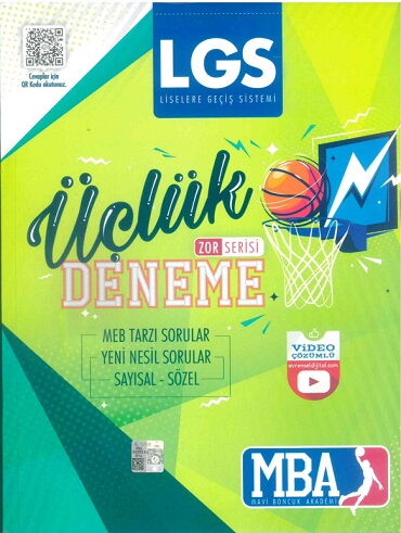 LGS VİDEO ÇÖZÜMLÜ  ÜÇLÜK DENEME ZOR SERİSİ