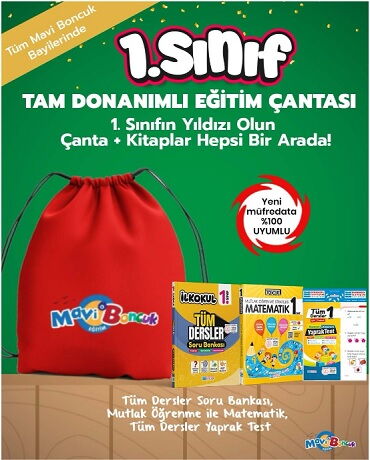 1.SINIF TAM DONANIMLI EĞİTİM ÇANTASI
