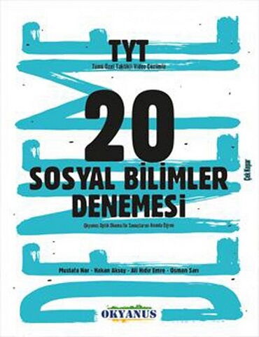 YKS TYT SOSYAL BİLİMLER 20 DENEME 
