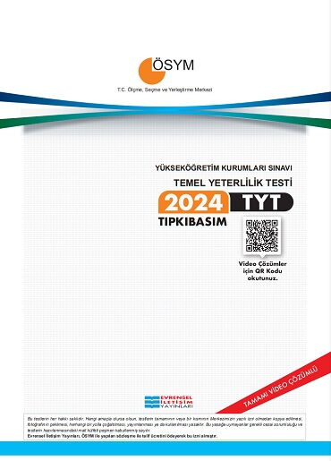 2024 YKS TYT TIPKIBASIM ÇIKMIŞ SORULAR
