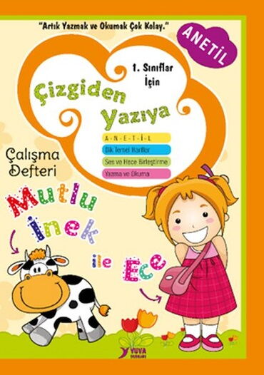 ÇİZGİDEN YAZIYA ÇALIŞMA DEFTERİ 1.SINIFLAR İÇİN 