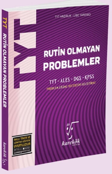 YKS TYT RUTİN OLMAYAN PROBLEMLER