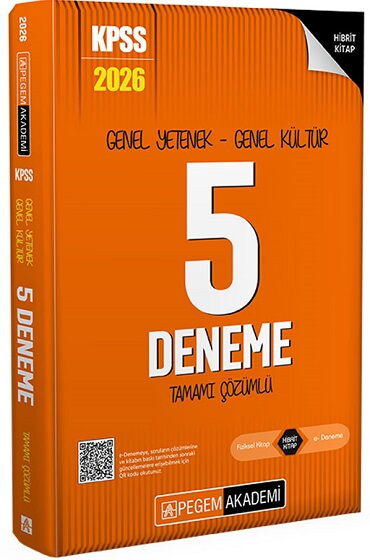 KPSS GENEL YETENEK GENEL KÜLTÜR 5 DENEME HİBRİT