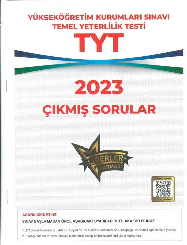 YKS TYT ÇIKMIŞ SORULAR 2023