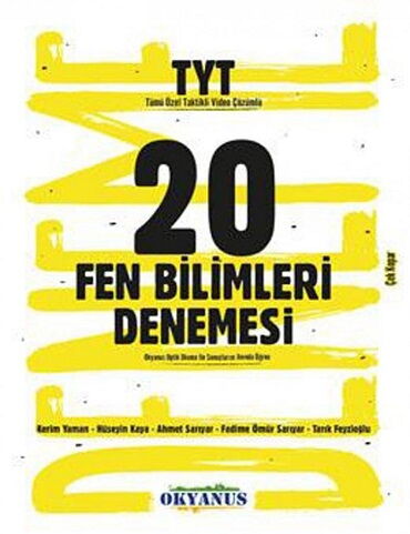 YKS TYT FEN BİLİMLERİ DENEMELERİ 