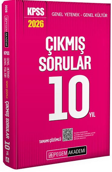 KPSS GENEL YETENEK GENEL KÜLTÜR 10 YIL ÇIKMIŞ SORU