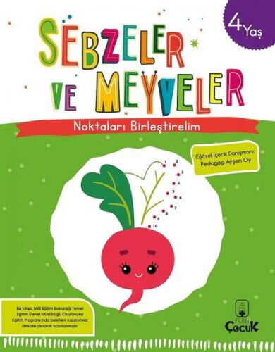NOKTALARI BİRLEŞTİRELİM SEBZE VE MEYVELER 4+ YAŞ