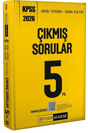 KPSS GENEL YETENEK GENEL KÜLTÜR 5 YIL ÇIKMIŞ SORUL