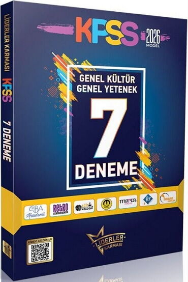 KPSS LİDERLER KARMA GENEL Y. GENEL K. 7 DENEME LİS