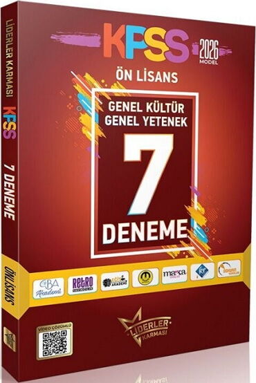 KPSS LİDERLER KARMA GENEL Y. GENEL K. 7 DENEME ÖNL