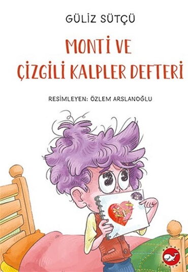 MONTİ VE ÇİZGİLİ KALPLER DEFTERİ