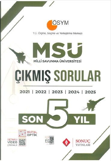 MSÜ ÇIKMIŞ SORULAR SON 5 YIL