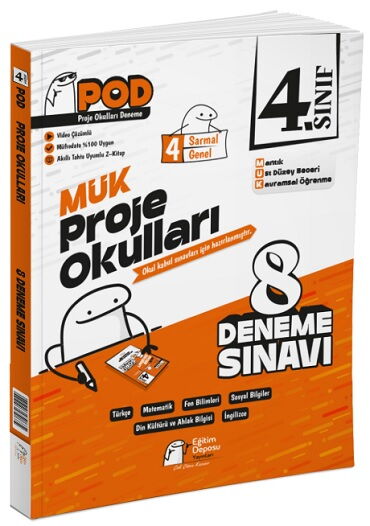 4.SINIF 8 DENEME MÜK PROJE OKULLARI
