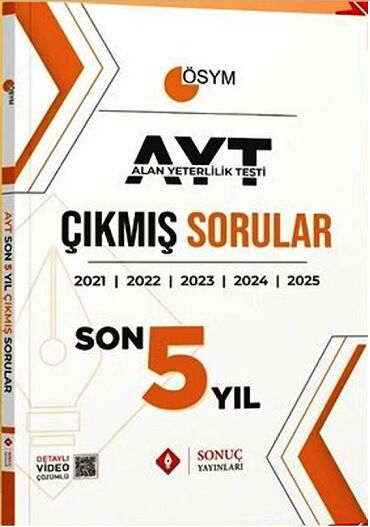 YKT AYT ÇIKMIŞ SORULAR SON 5 YIL