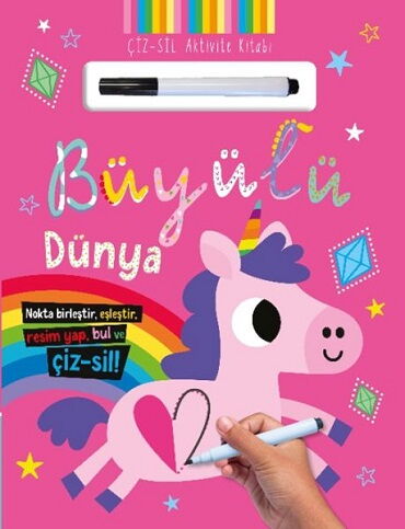 ÇİZ SİL BÜYÜLÜ DÜNYA AKTİVİTE KİTABI