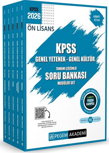 KPSS GENEL YETENEK GENEL KÜLTÜR ÖN LİSANS SORU SET