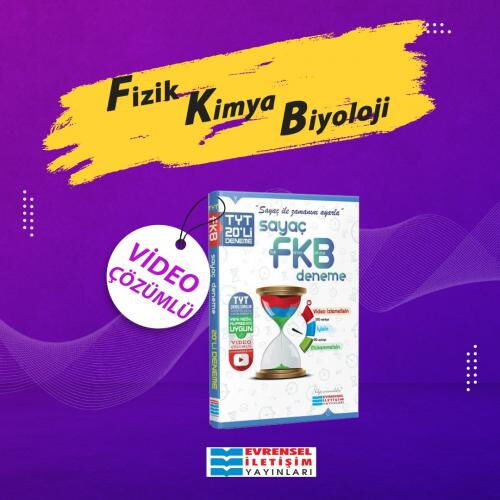 TYT FİZİK KİYMA BİYOLOJİ FKB VİDEO ÇÖZ.20 Lİ DEN 