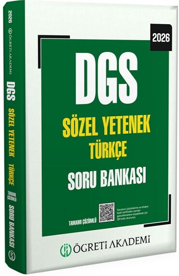 DGS TÜRKÇE SÖZEL YETENEK ÇÖZÜMLÜ SORU BANKASI