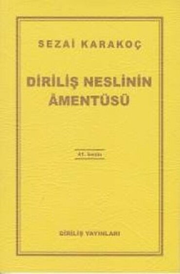 DİRİLİŞ NESLİNİN AMENTÜSÜ