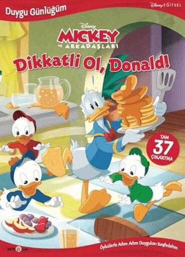 DISNEY EĞİTSEL DUYGU GÜNLÜĞÜM DİKKATLİ OL DONALD