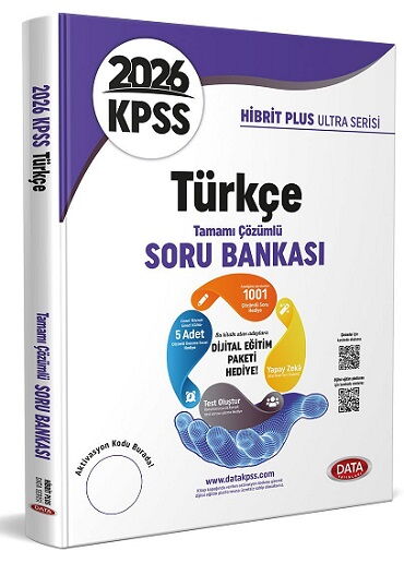 KPSS TÜRKÇE SORU BANKASI ÇÖZÜMLÜ HİBRİT PLUS