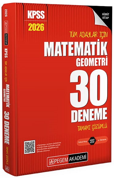 KPSS TÜM ADAYLAR İÇİN MATEMATİK GEOMETRİ 30 DENEME