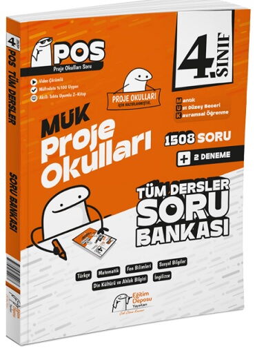 4.SINIF TÜM DERSLER MÜK PROJE OKULLARI SORU