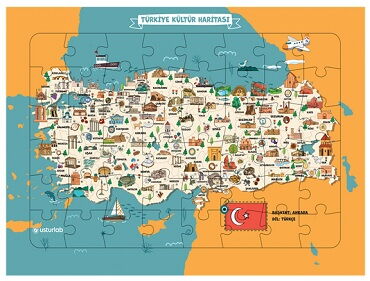 TÜRKİYE KÜLTÜR HARİTASI YAPBOZ