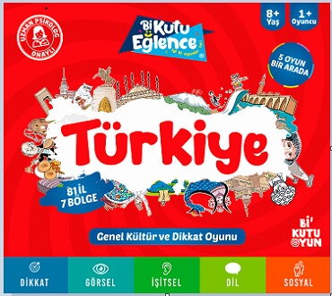 TÜRKİYE DİKKAT VE GENEL KÜLTÜR OYUNU 8+YAŞ 